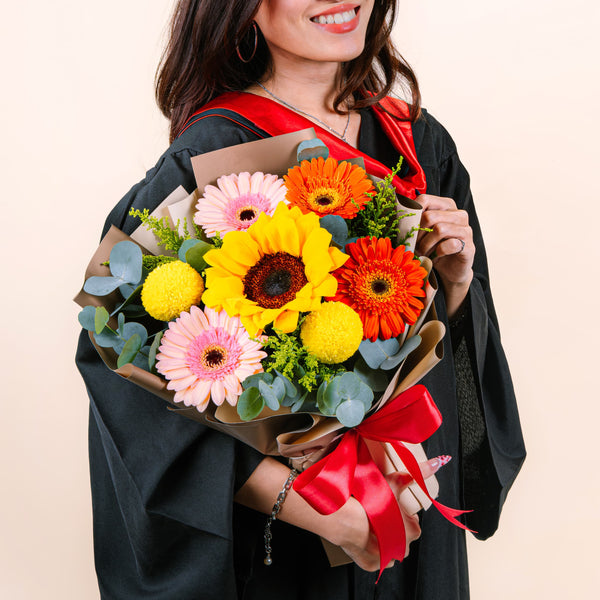 Grins Galore Graduation Bouquet