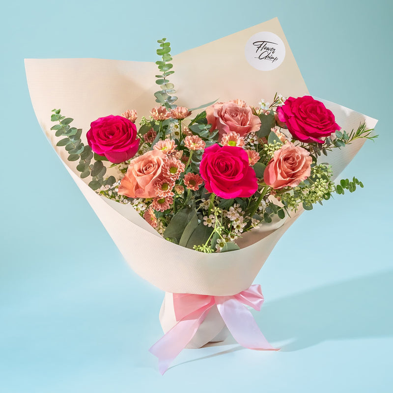Precious Pink Rose Bouquet
